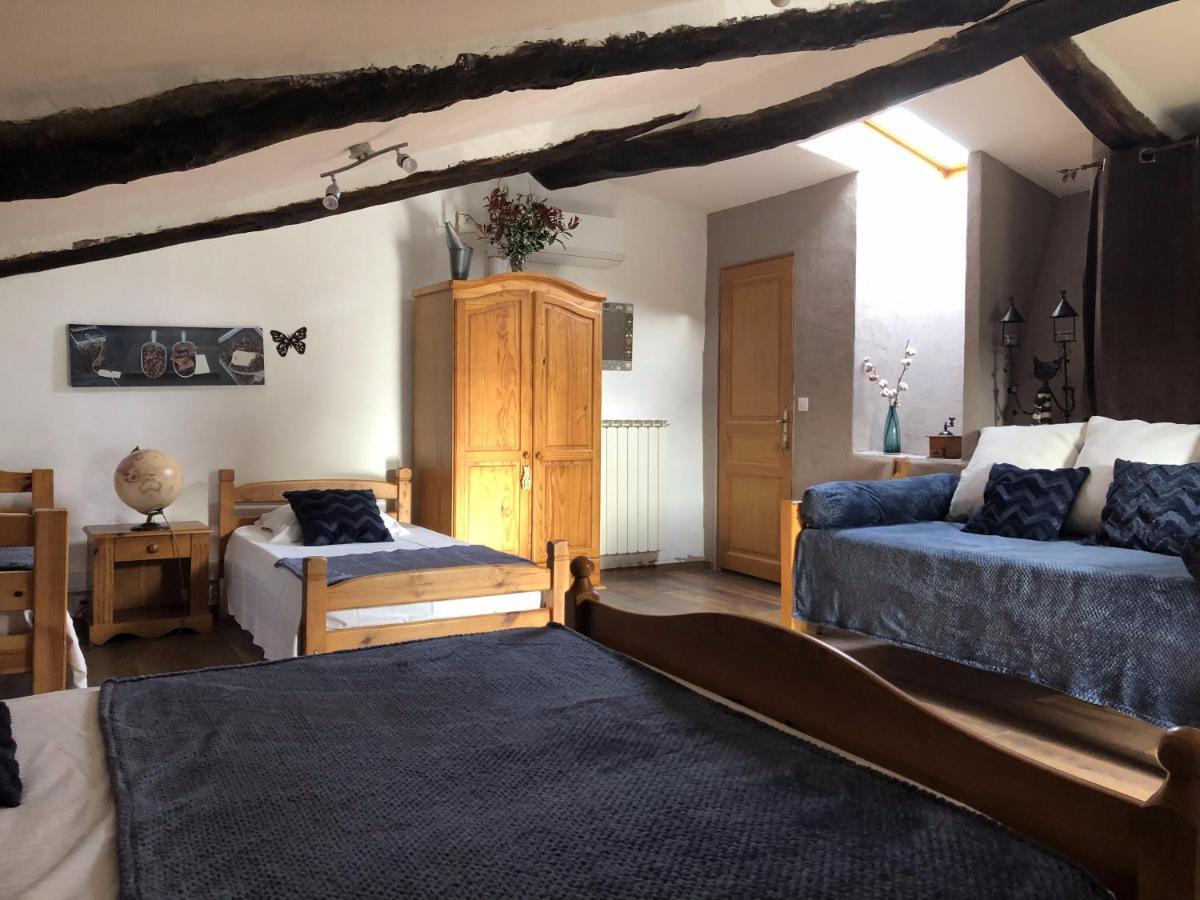 Hotel Ombre Bleue Du Figuier, Ailhon Esterno foto